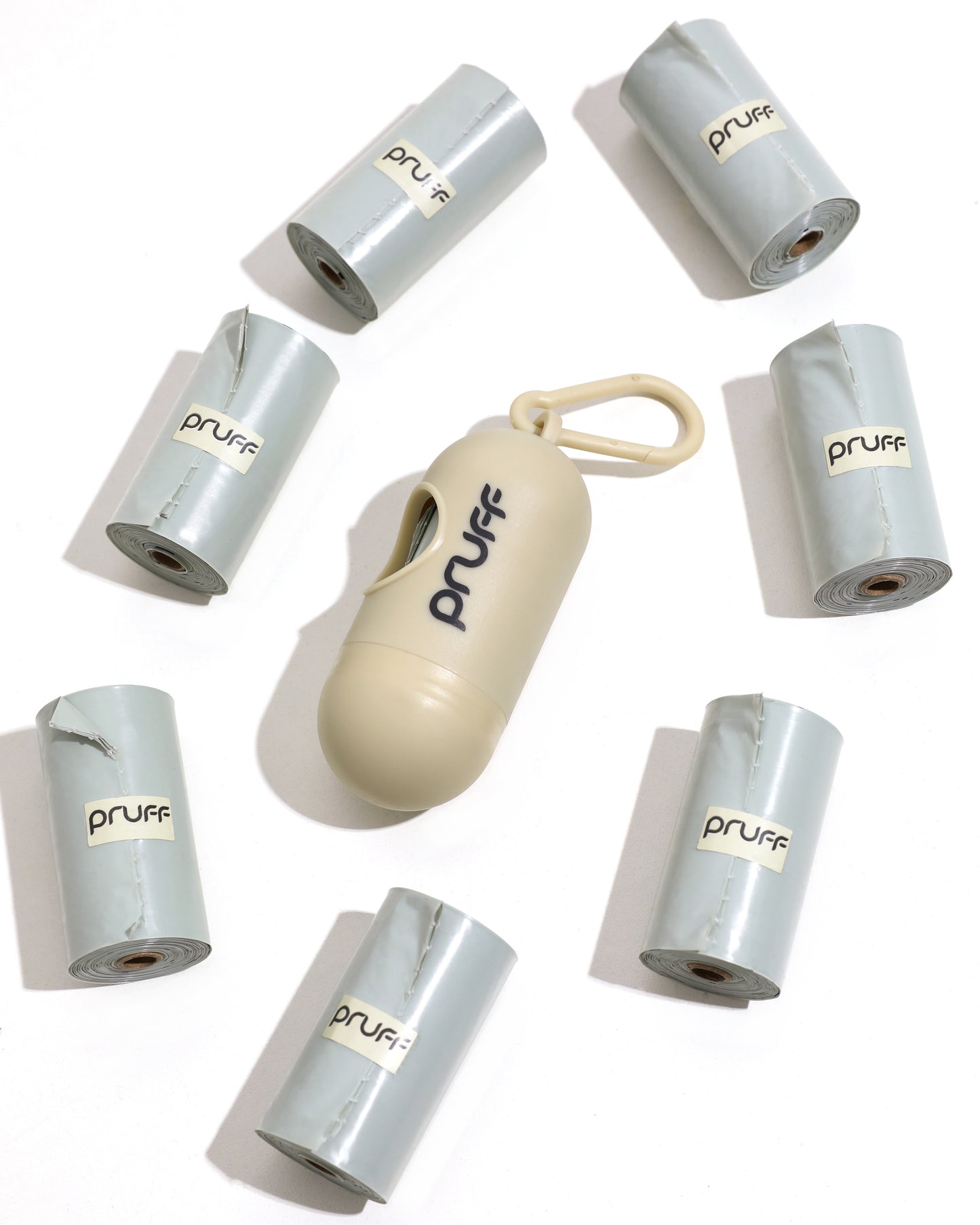 Pruff Scented Poop Bags with Holder