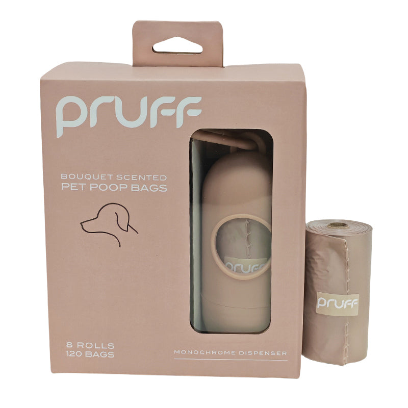Pruff Scented Poop Bags with Holder