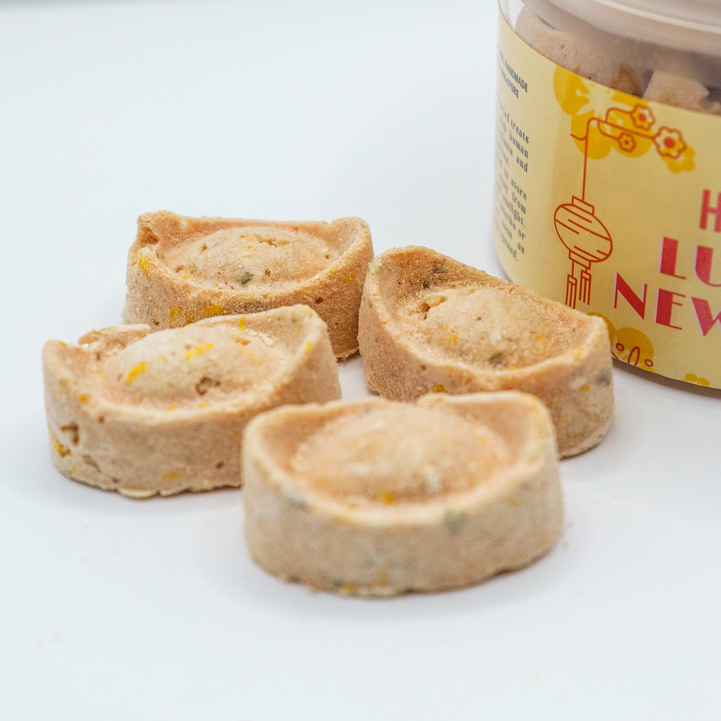 Orange Pork with Shiitake Mushroom Yuan Bao (Ingot)