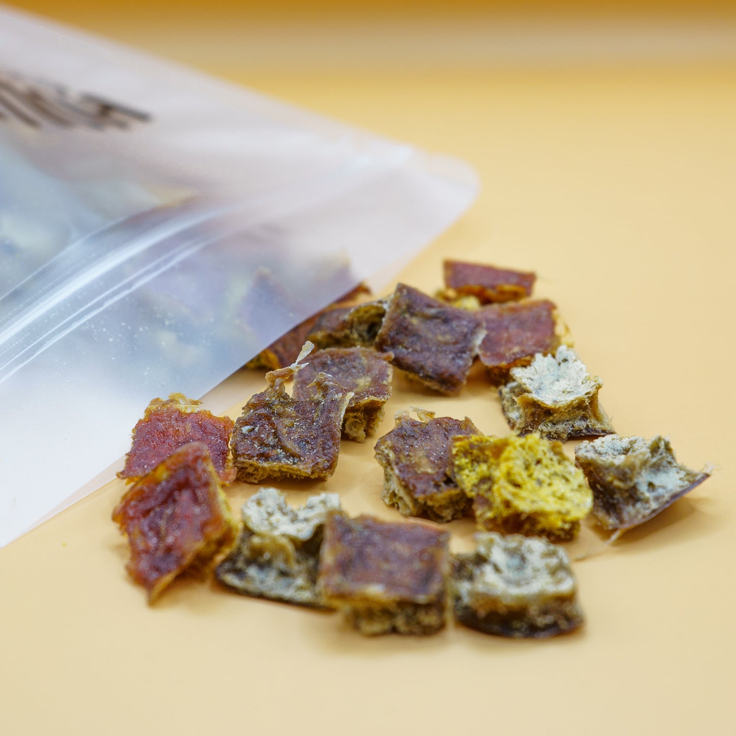 Pumpkin and Brussels Sprouts Pork Bites (Dehydrated)
